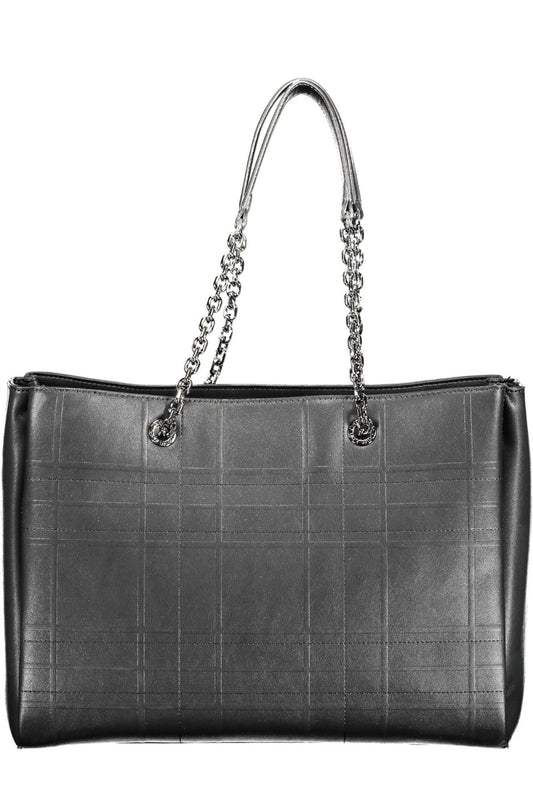 Black Polyester Women Handbag - SEHABRANDS