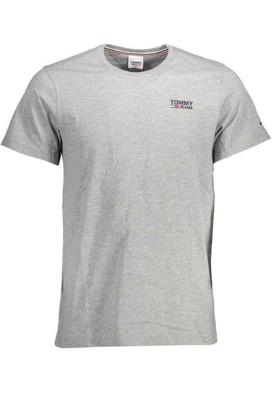 Gray Cotton Men T-Shirt - SEHABRANDS