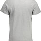 Gray Cotton Men T-Shirt - SEHABRANDS