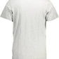 Gray Cotton Men T-Shirt - SEHABRANDS