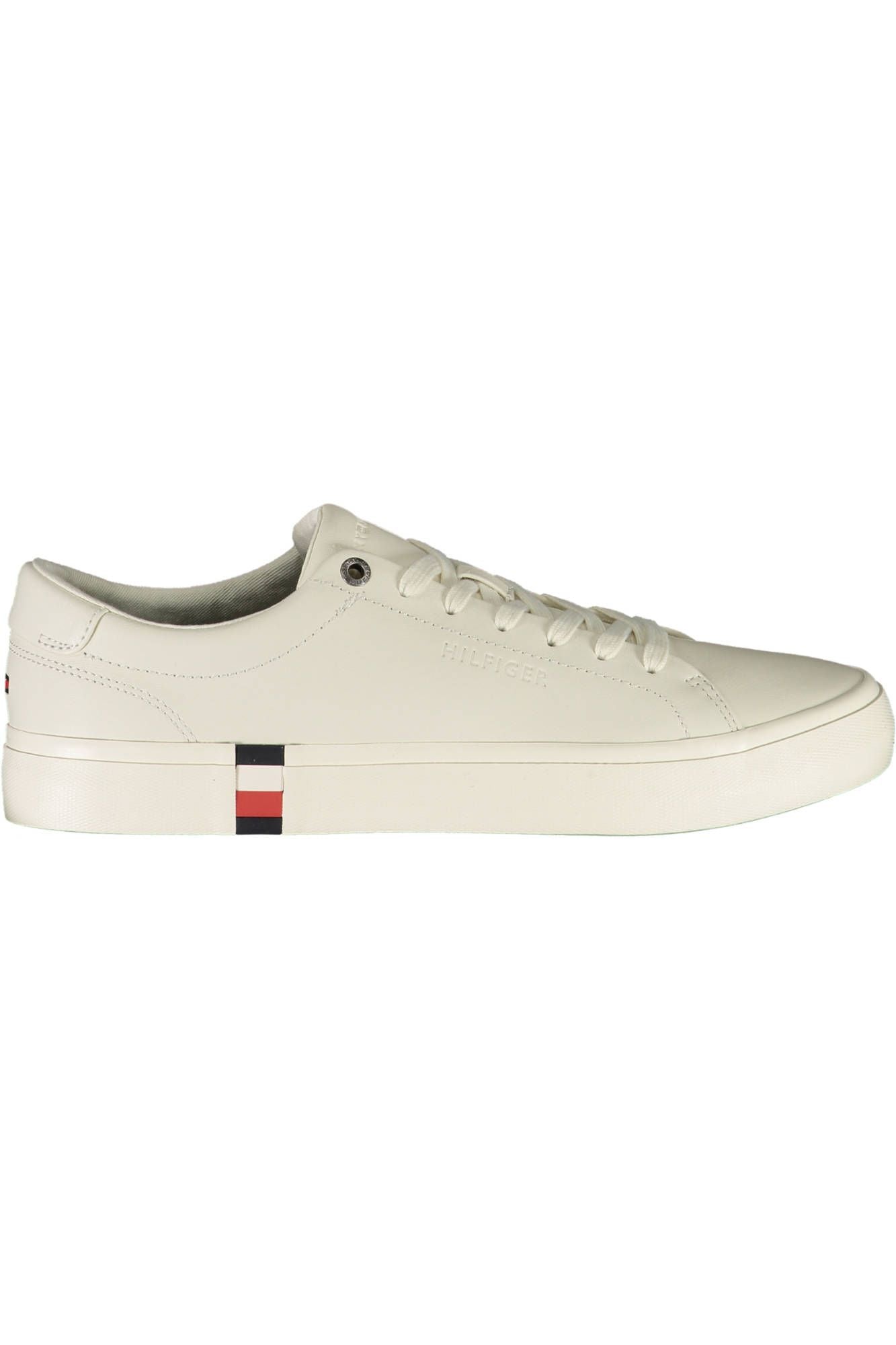 White Leather Men Sneaker - SEHABRANDS