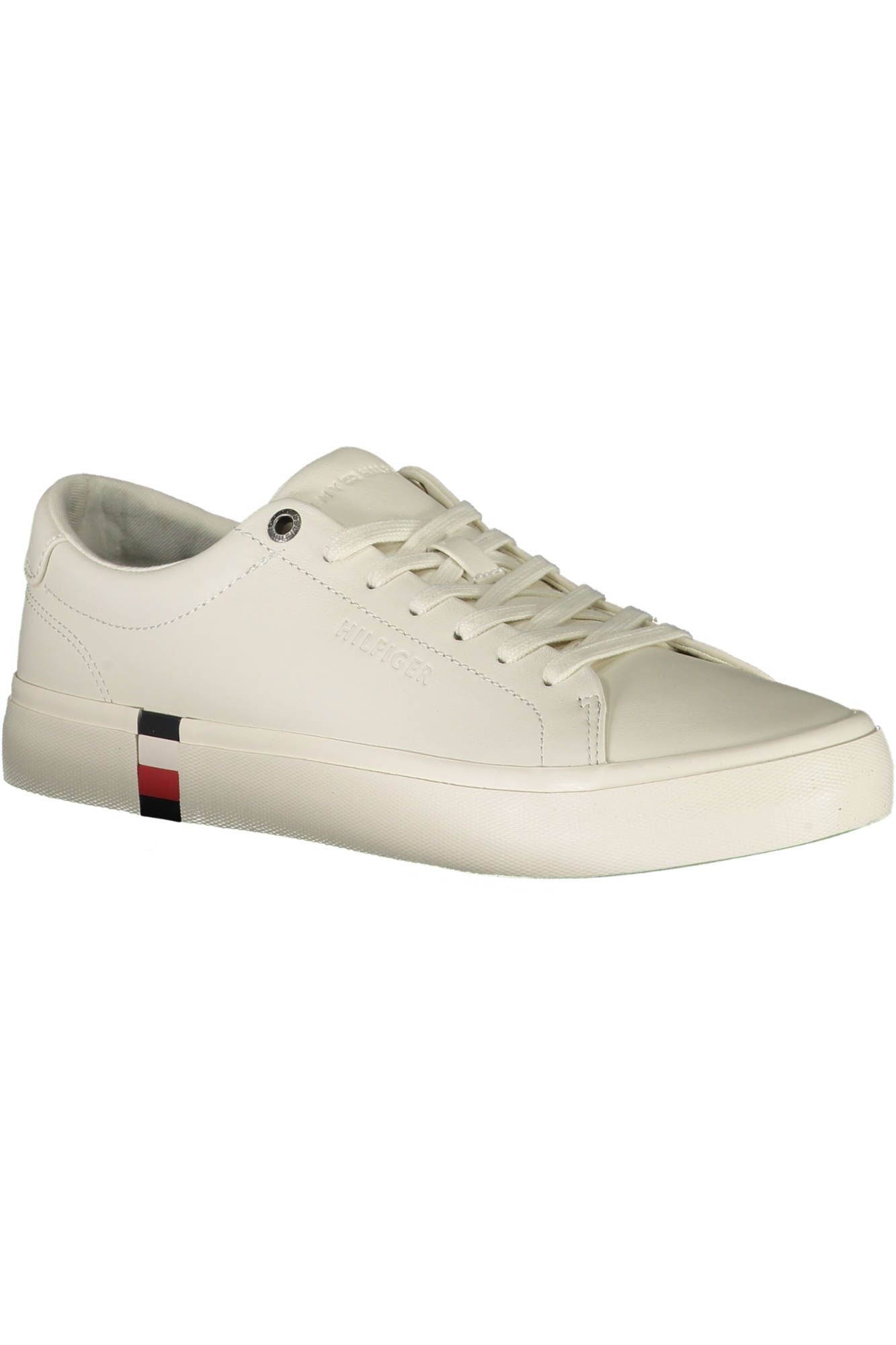 White Leather Men Sneaker - SEHABRANDS