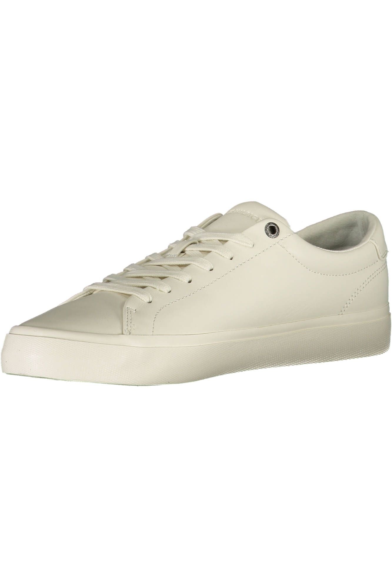 White Leather Men Sneaker - SEHABRANDS