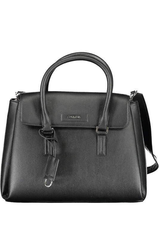 Black Polyester Women Handbag - SEHABRANDS