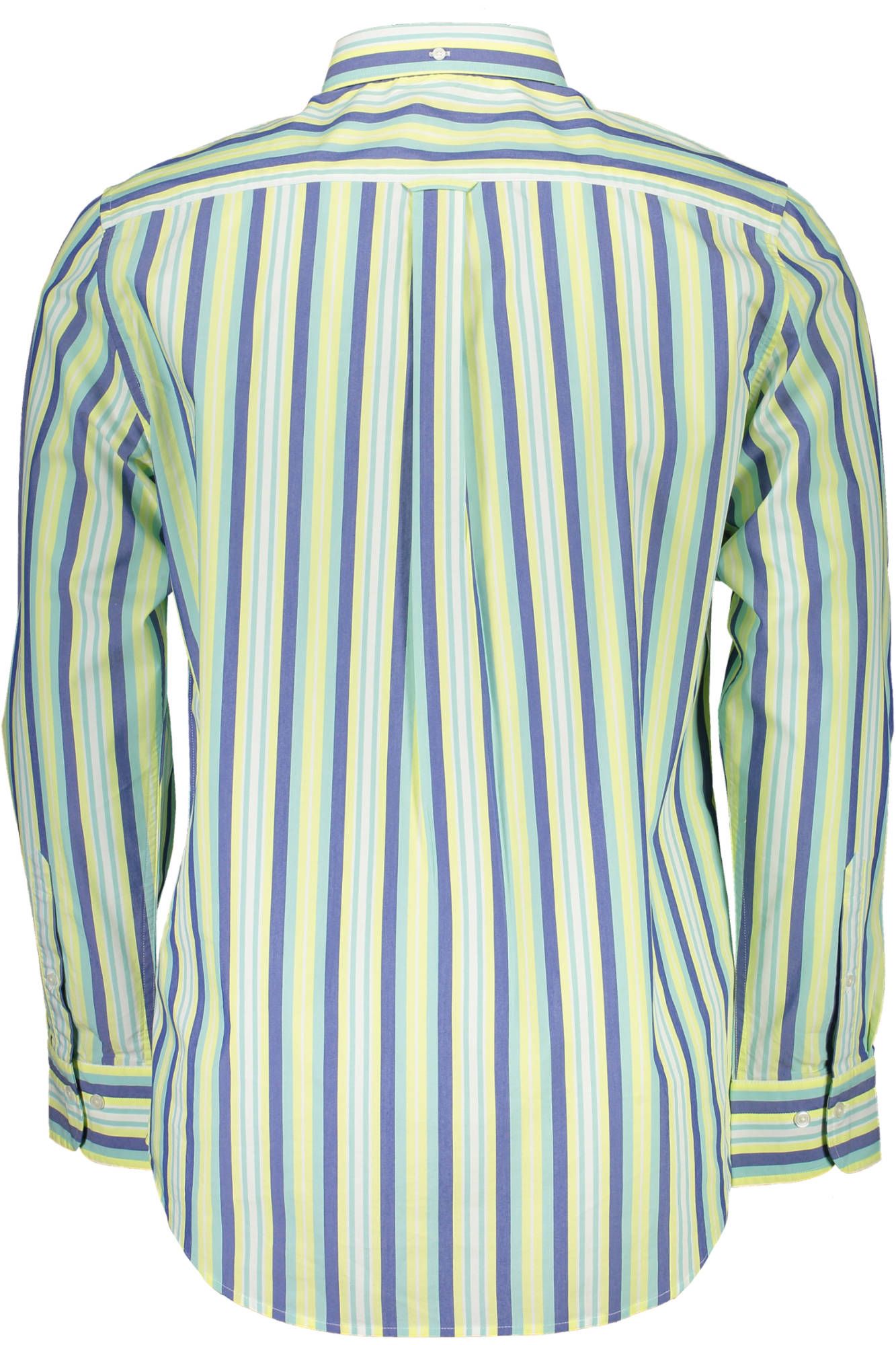 Yellow Cotton Men Shirt - SEHABRANDS