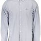 Blue Cotton Men Shirt - SEHABRANDS