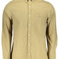 Green Organic Cotton Men Shirt - SEHABRANDS