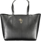 Black Polyethylene Women Handbag - SEHABRANDS