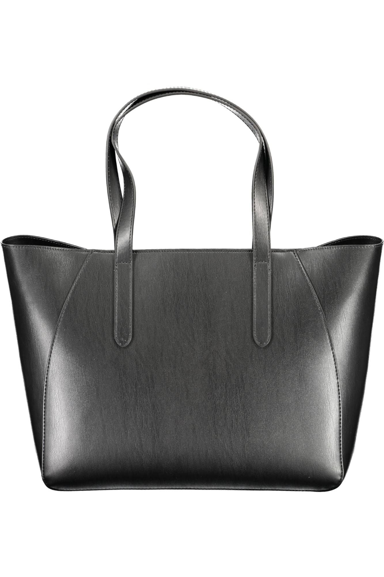 Black Polyethylene Women Handbag - SEHABRANDS