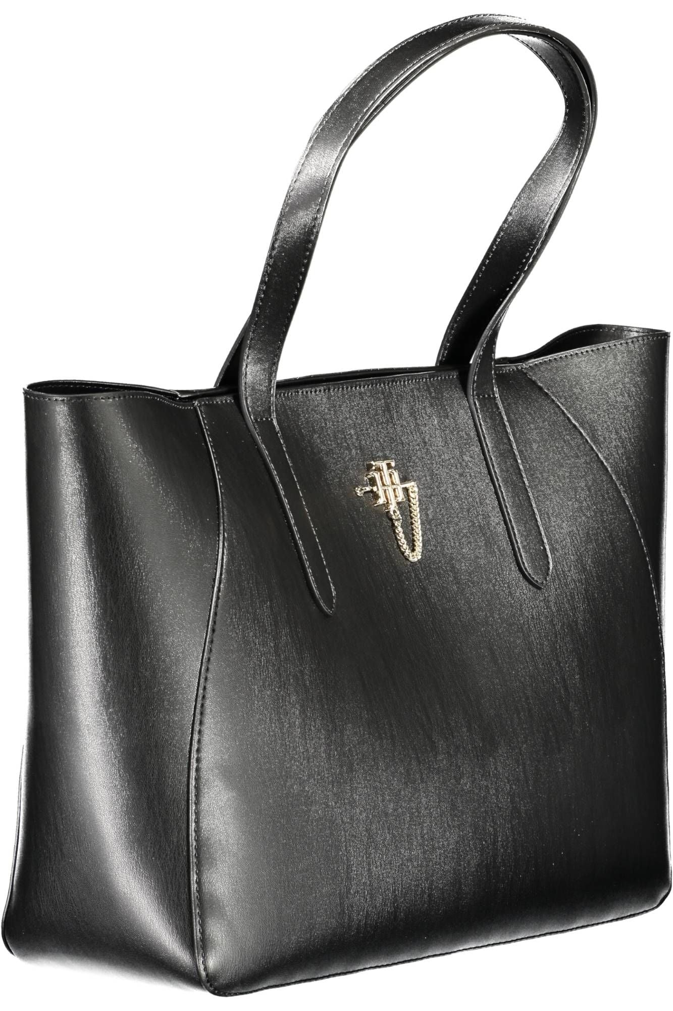 Black Polyethylene Women Handbag - SEHABRANDS