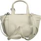 White Polyester Women Handbag - SEHABRANDS