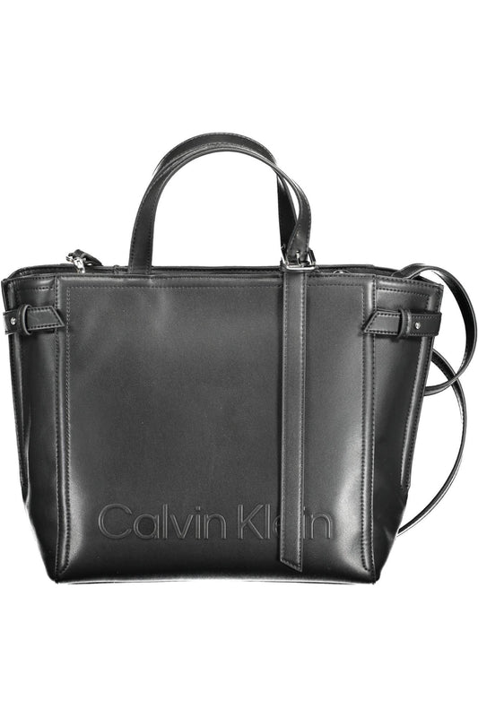 Black Polyester Women Handbag - SEHABRANDS