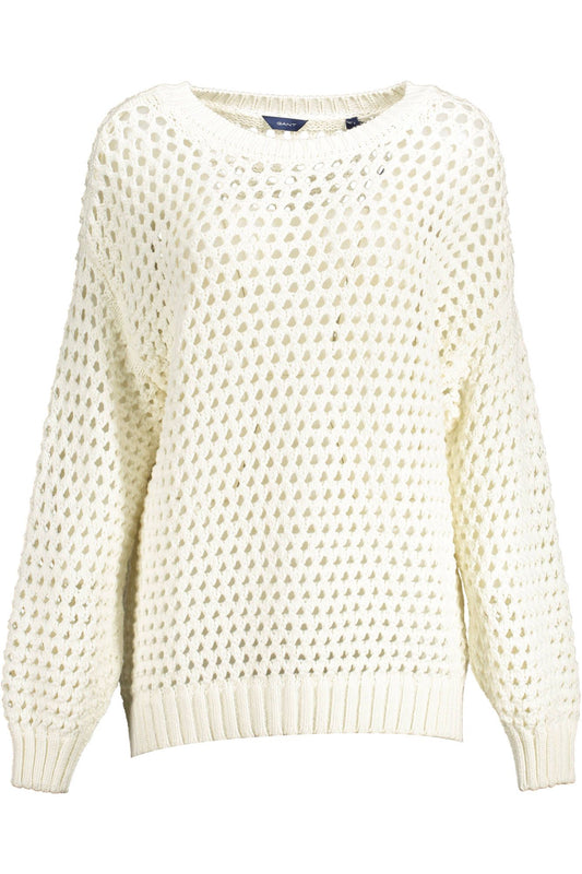 White Cotton Women Sweater - SEHABRANDS