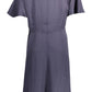 Blue Lyocell Women Dress - SEHABRANDS