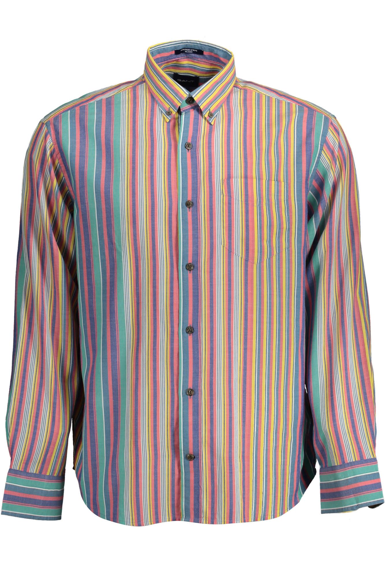 Light Blue Cotton Men Shirt - SEHABRANDS