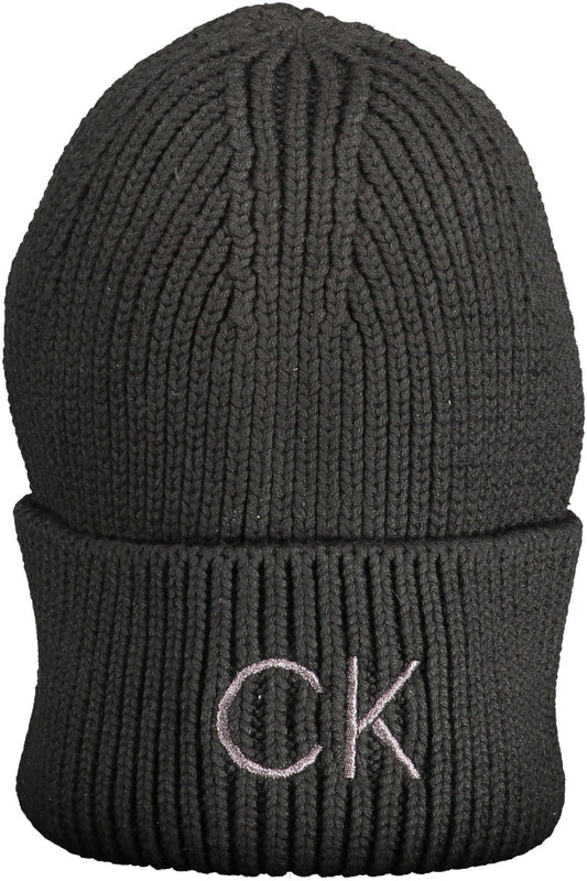 Black Cotton Women Hat - SEHABRANDS