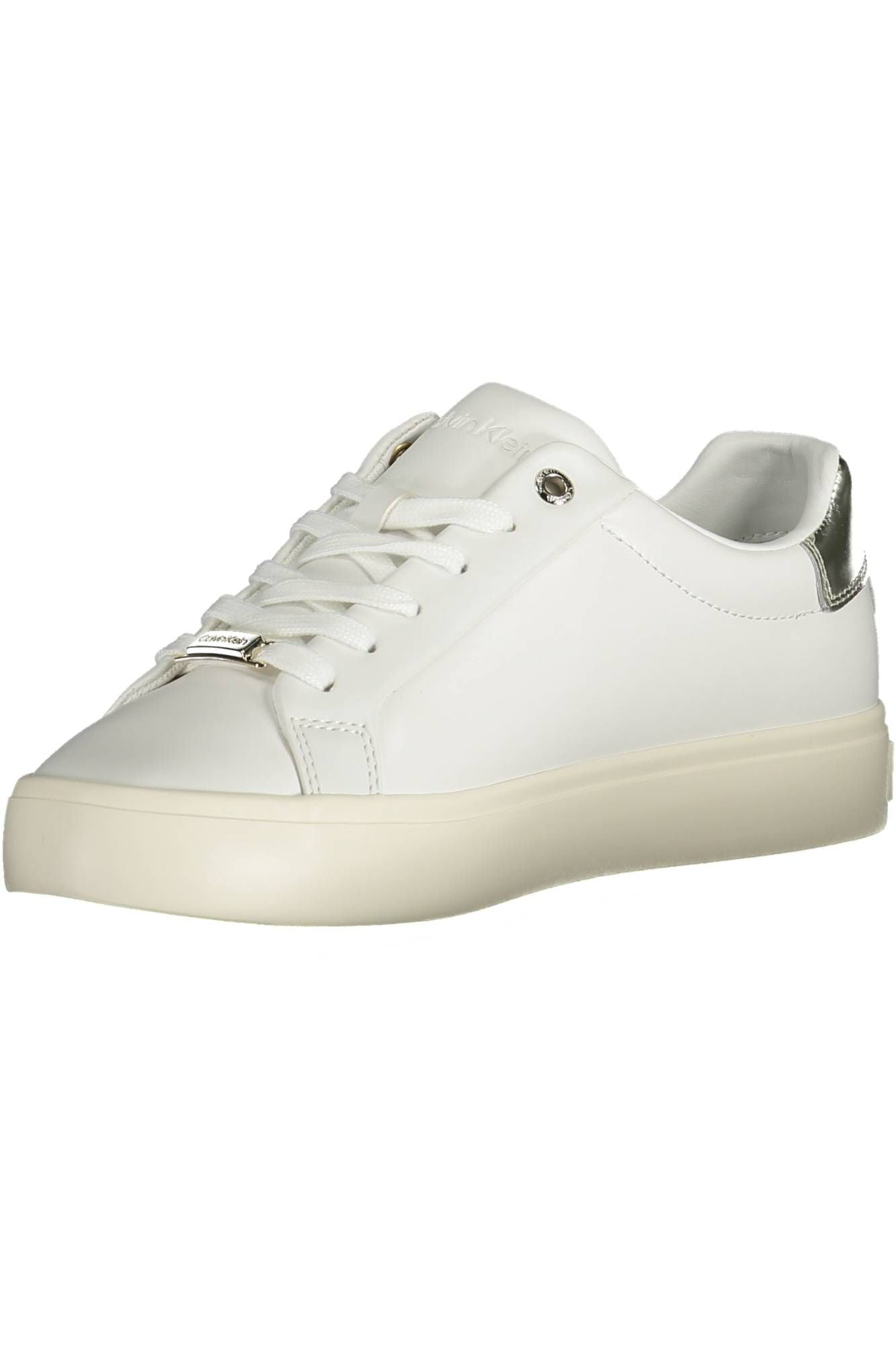 White Leather Women Sneaker - SEHABRANDS