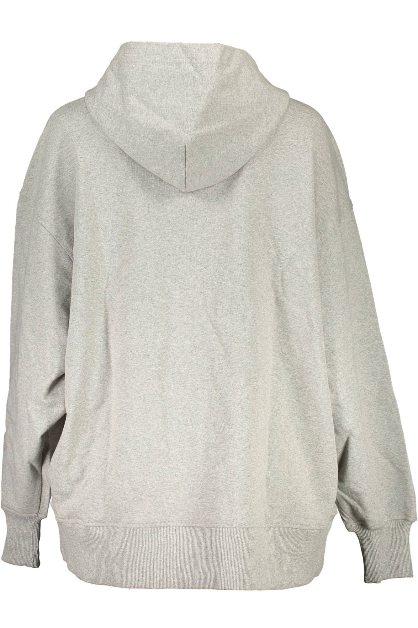 Gray Cotton Women Sweater - SEHABRANDS