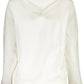 White Cotton Women Sweater - SEHABRANDS