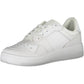 White Polyester Women Sneaker - SEHABRANDS