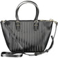 Black Polyethylene Women Handbag - SEHABRANDS