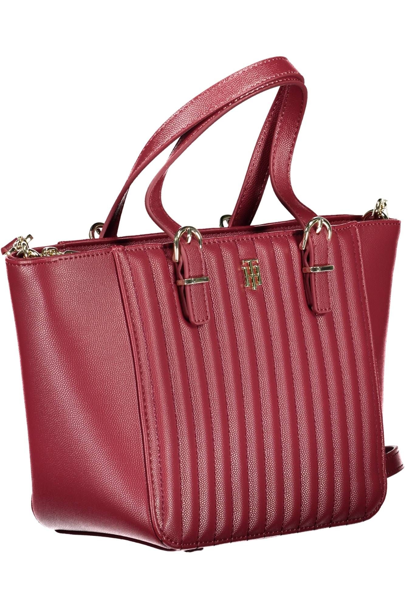 Red Polyethylene Women Handbag - SEHABRANDS