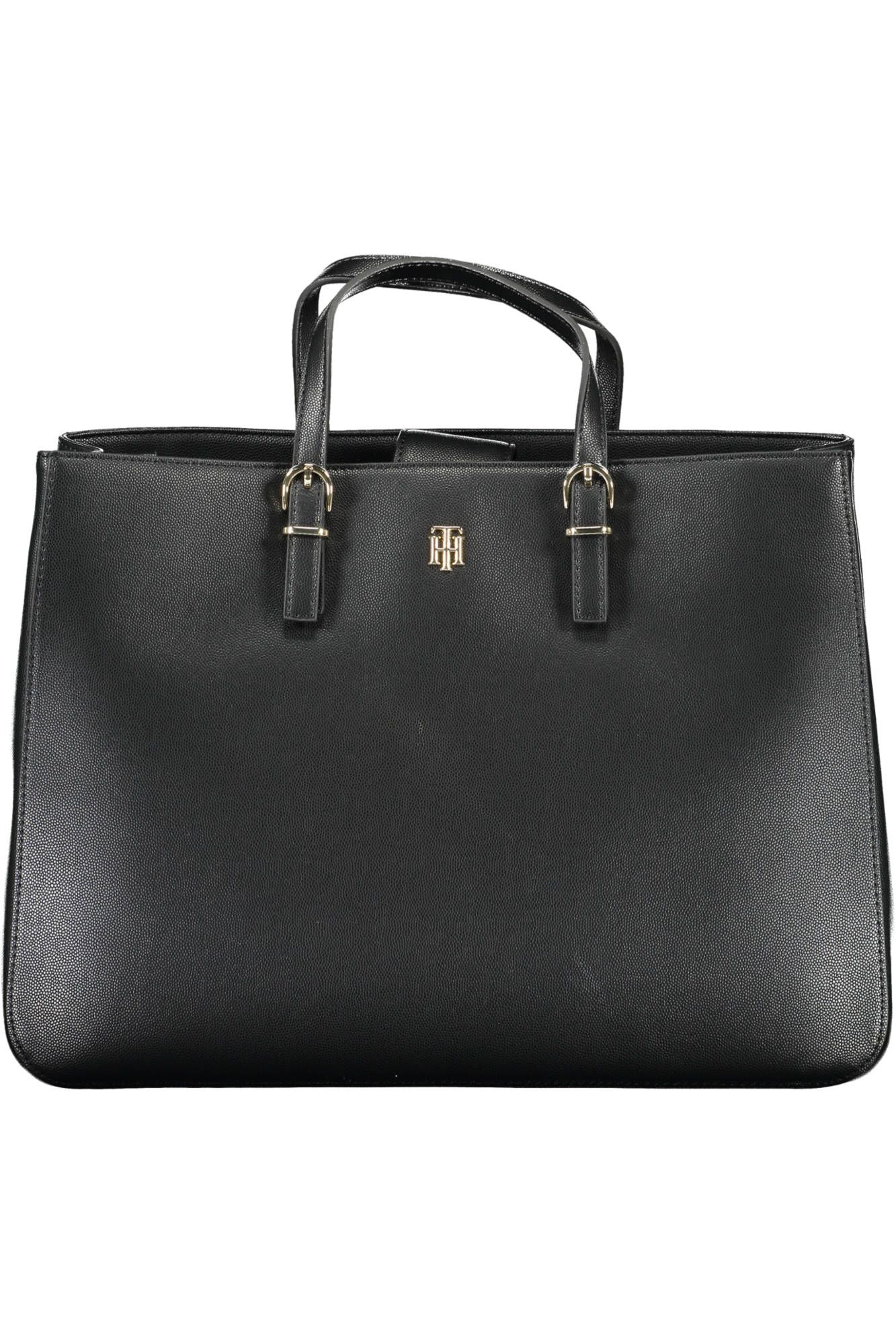 Black Polyethylene Women Handbag - SEHABRANDS