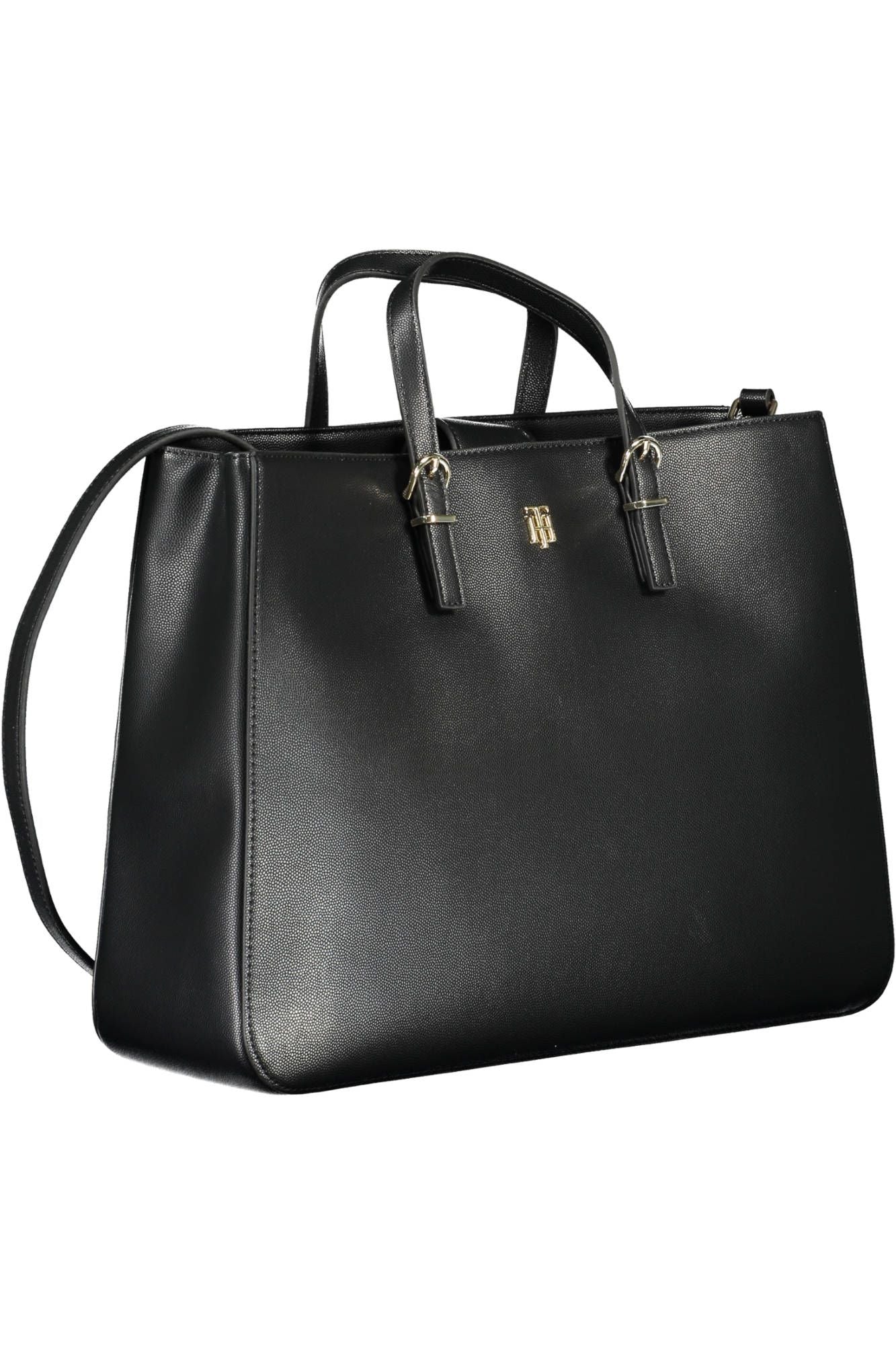 Black Polyethylene Women Handbag - SEHABRANDS