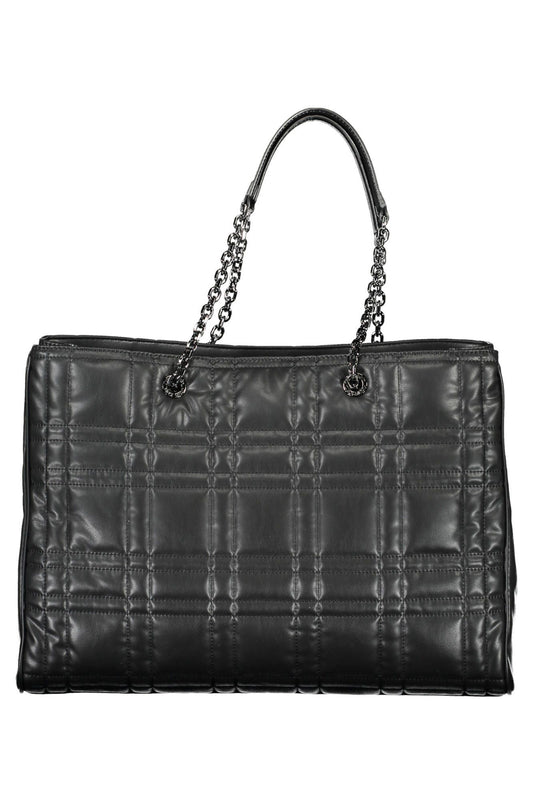 Black Polyester Women Handbag - SEHABRANDS