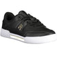 Black Leather Women Sneaker - SEHABRANDS