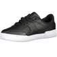 Black Leather Women Sneaker - SEHABRANDS