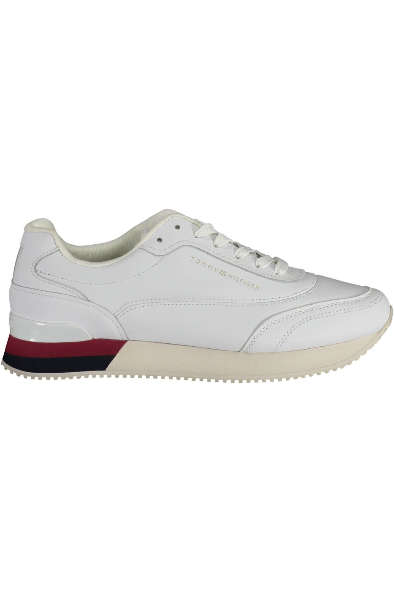 White Leather Women Sneaker - SEHABRANDS