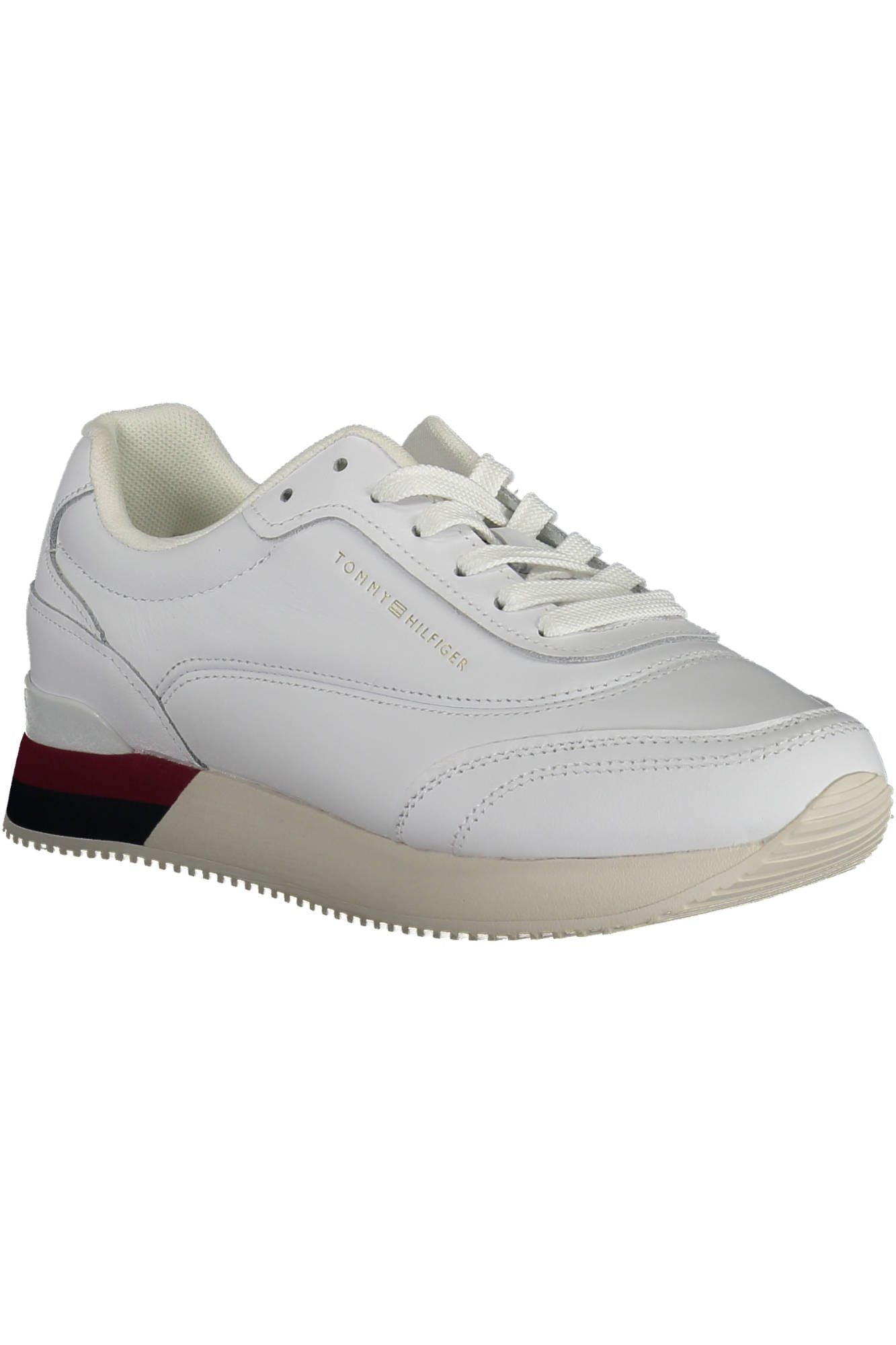 White Leather Women Sneaker - SEHABRANDS