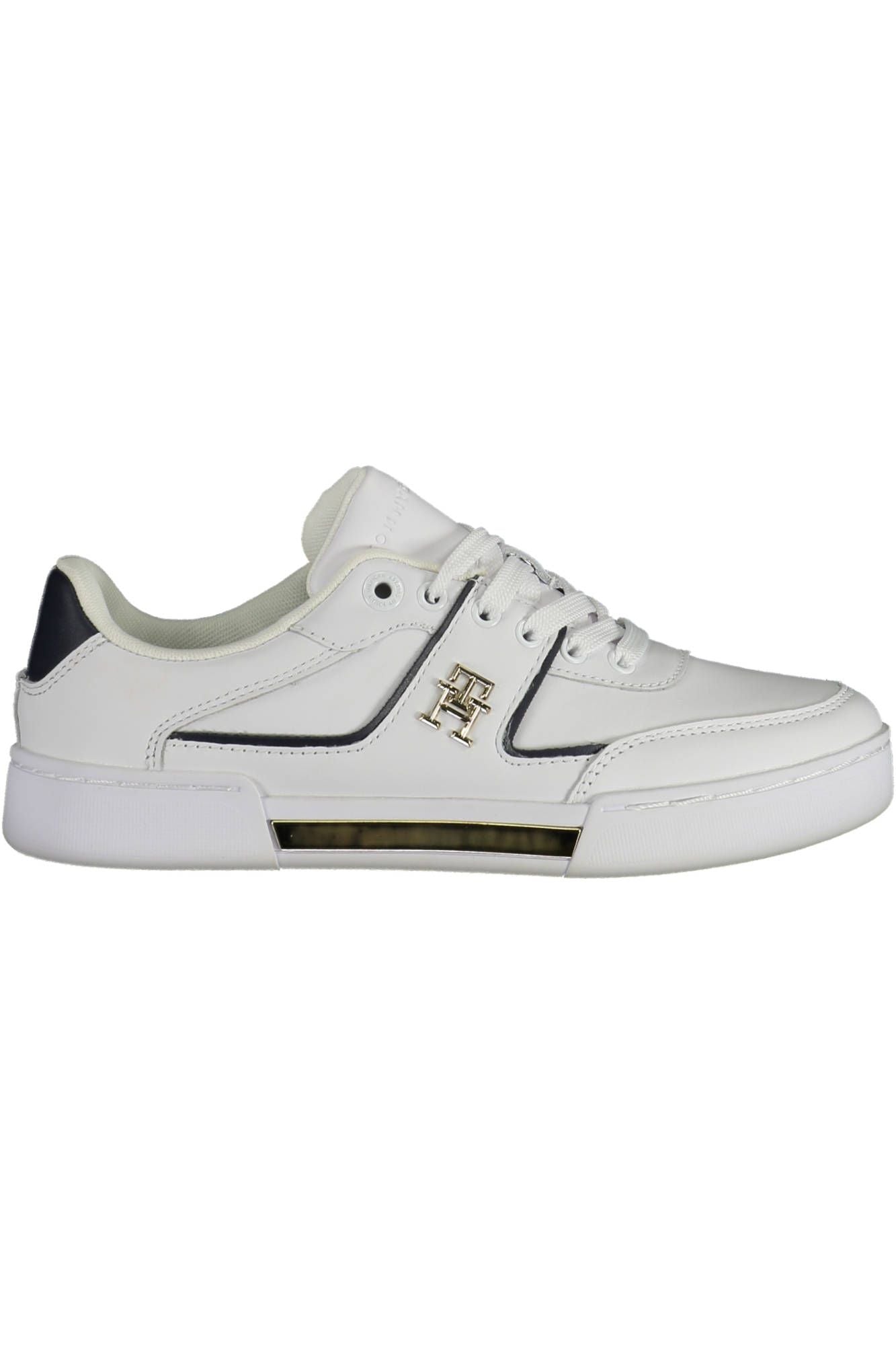 White Leather Women Sneaker - SEHABRANDS