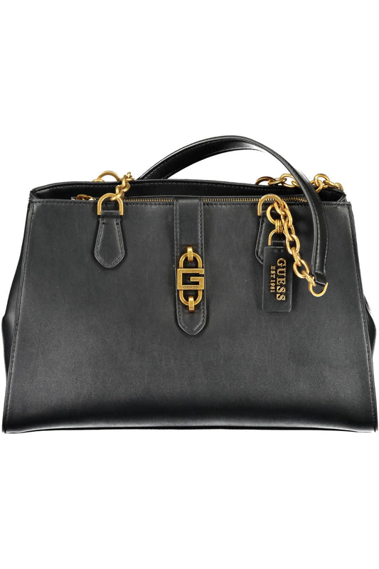 Black Polyethylene Women Handbag - SEHABRANDS