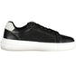 Black Leather Women Sneaker - SEHABRANDS