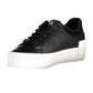 Black Leather Women Sneaker - SEHABRANDS