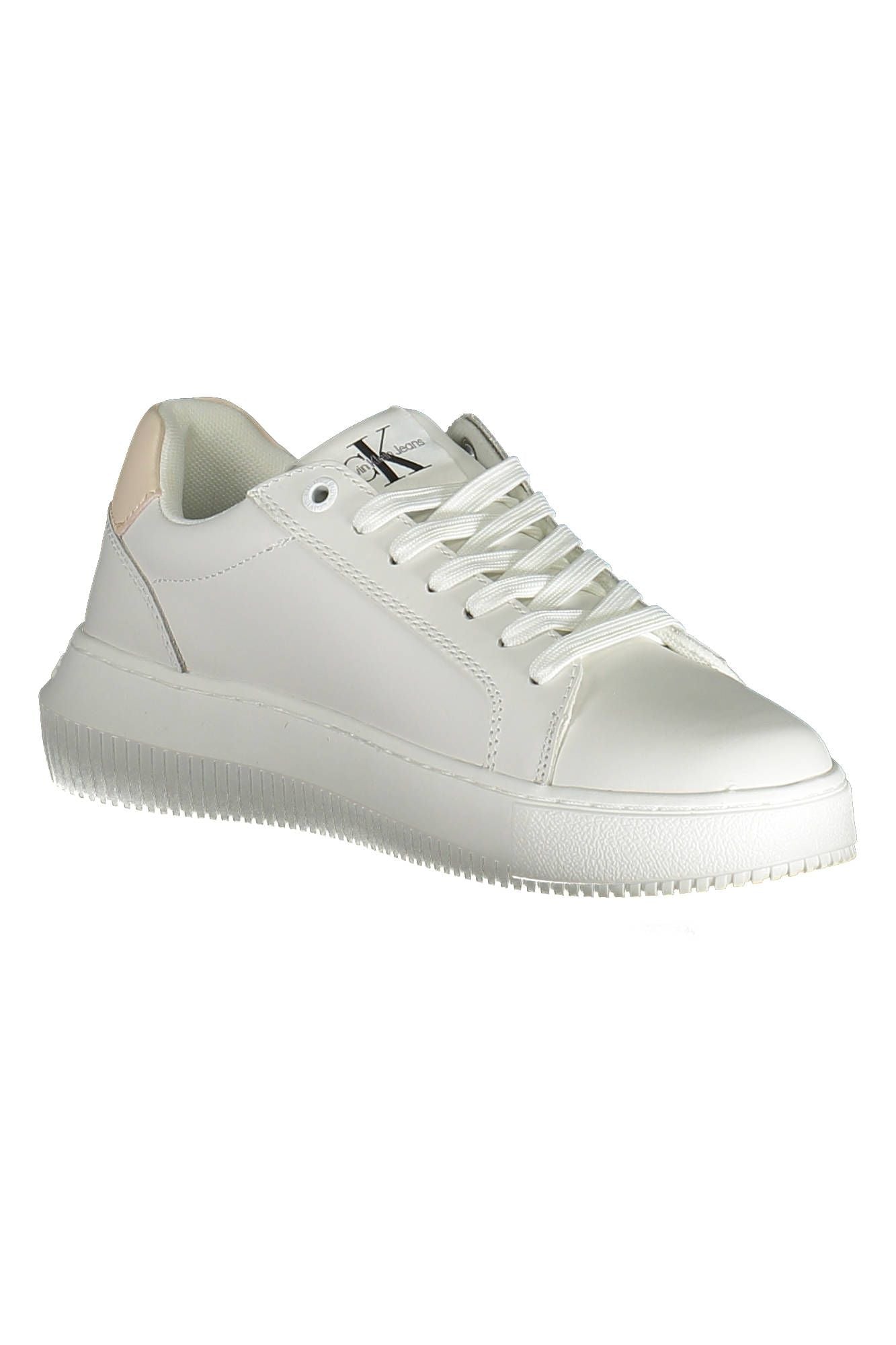 White Leather Women Sneaker - SEHABRANDS