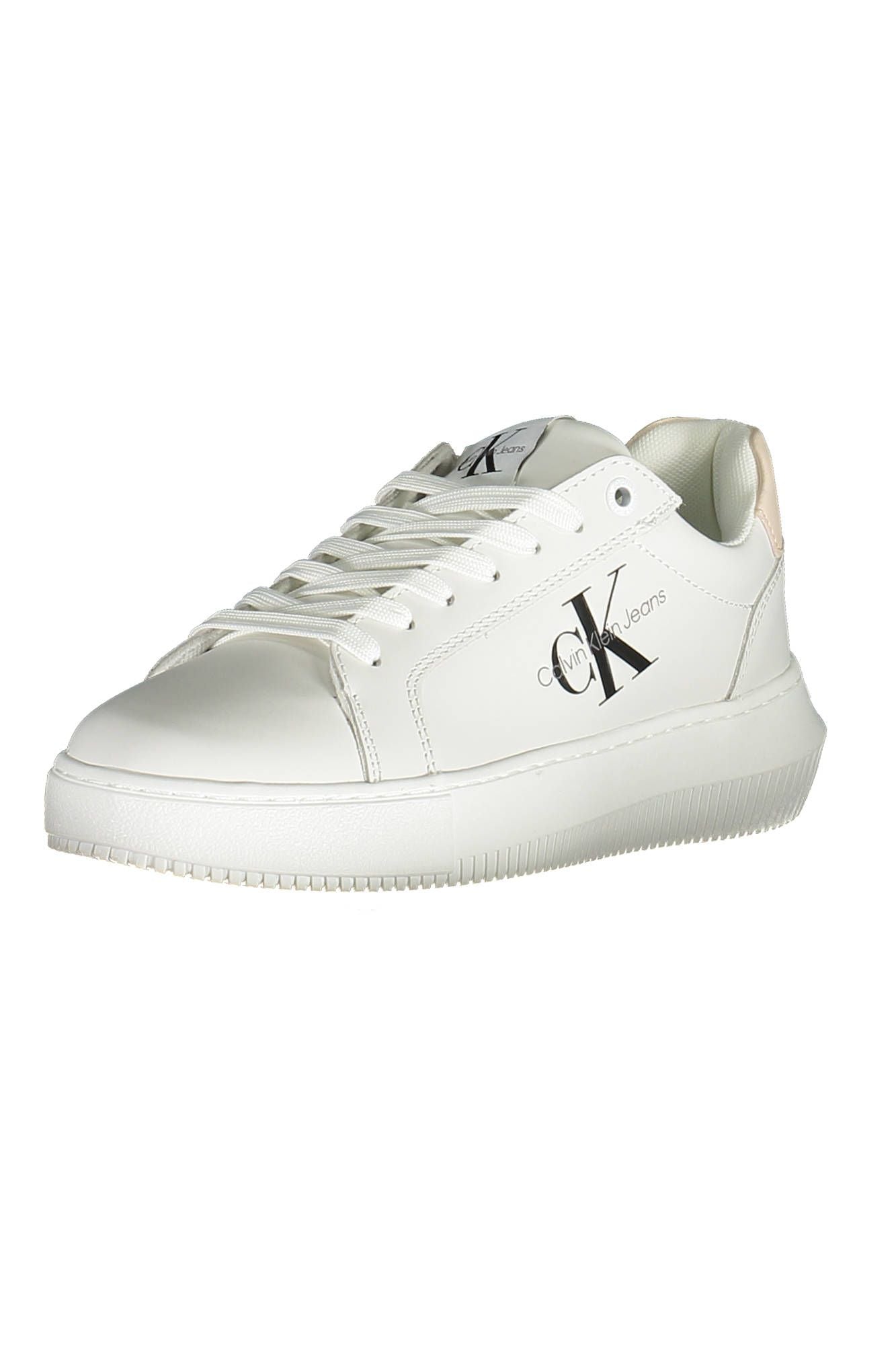 White Leather Women Sneaker - SEHABRANDS