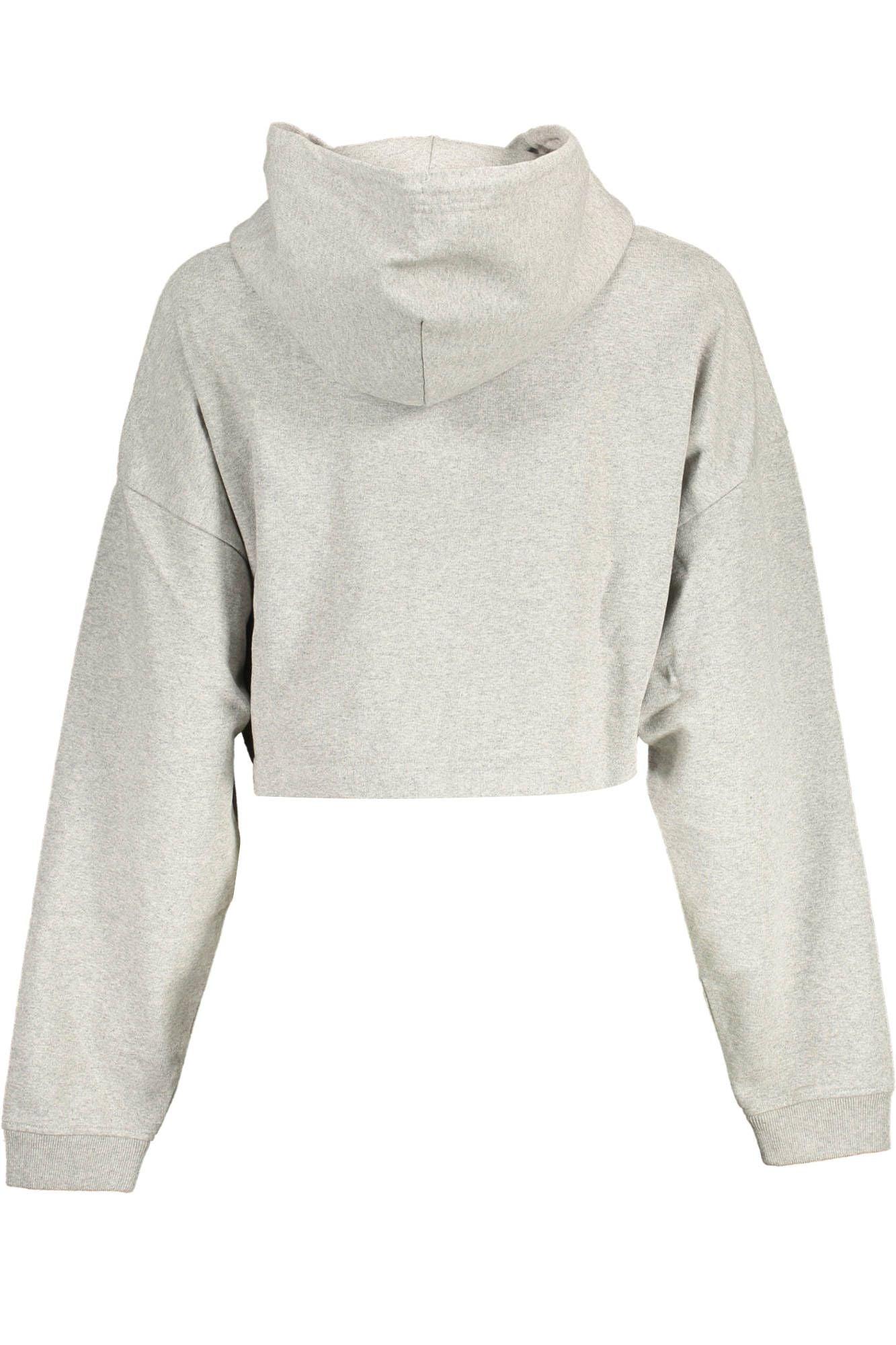 Gray Cotton Women Sweater - SEHABRANDS