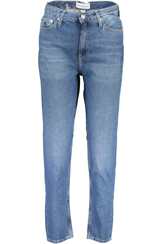 Blue Cotton Women Jeans - SEHABRANDS