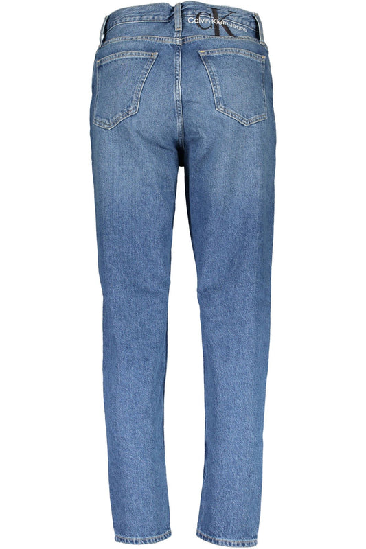 Blue Cotton Women Jeans - SEHABRANDS