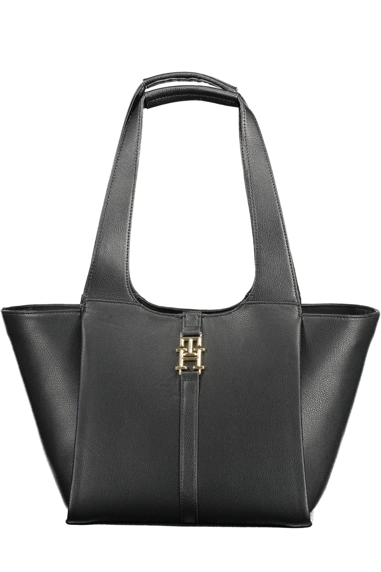 Black Polyethylene Women Handbag - SEHABRANDS