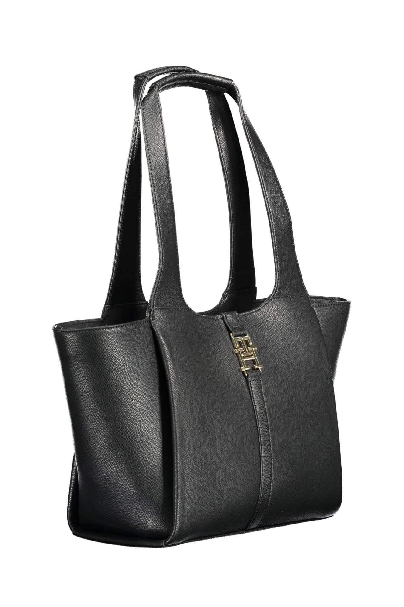 Black Polyethylene Women Handbag - SEHABRANDS