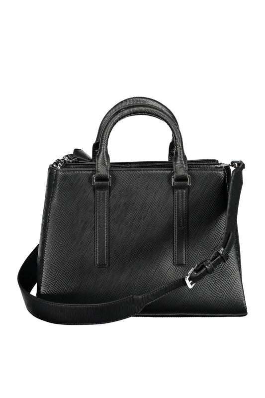 Black Polyester Women Handbag - SEHABRANDS