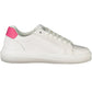 White Leather Women Sneaker - SEHABRANDS