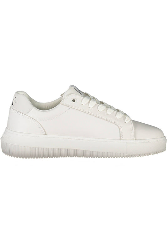 White Leather Womens Sneaker - SEHABRANDS