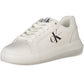 White Leather Womens Sneaker - SEHABRANDS