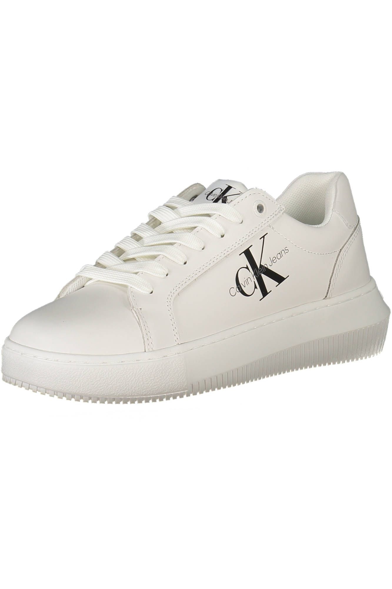 White Leather Womens Sneaker - SEHABRANDS