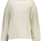 White Cotton Women Sweater - SEHABRANDS